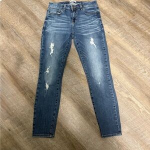 Studio Blue Stylish Distressed Blue Skinny Jeans